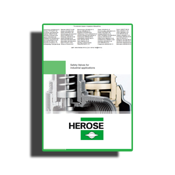 Каталог предохранительных клапанов из каталога HEROSE (eng).